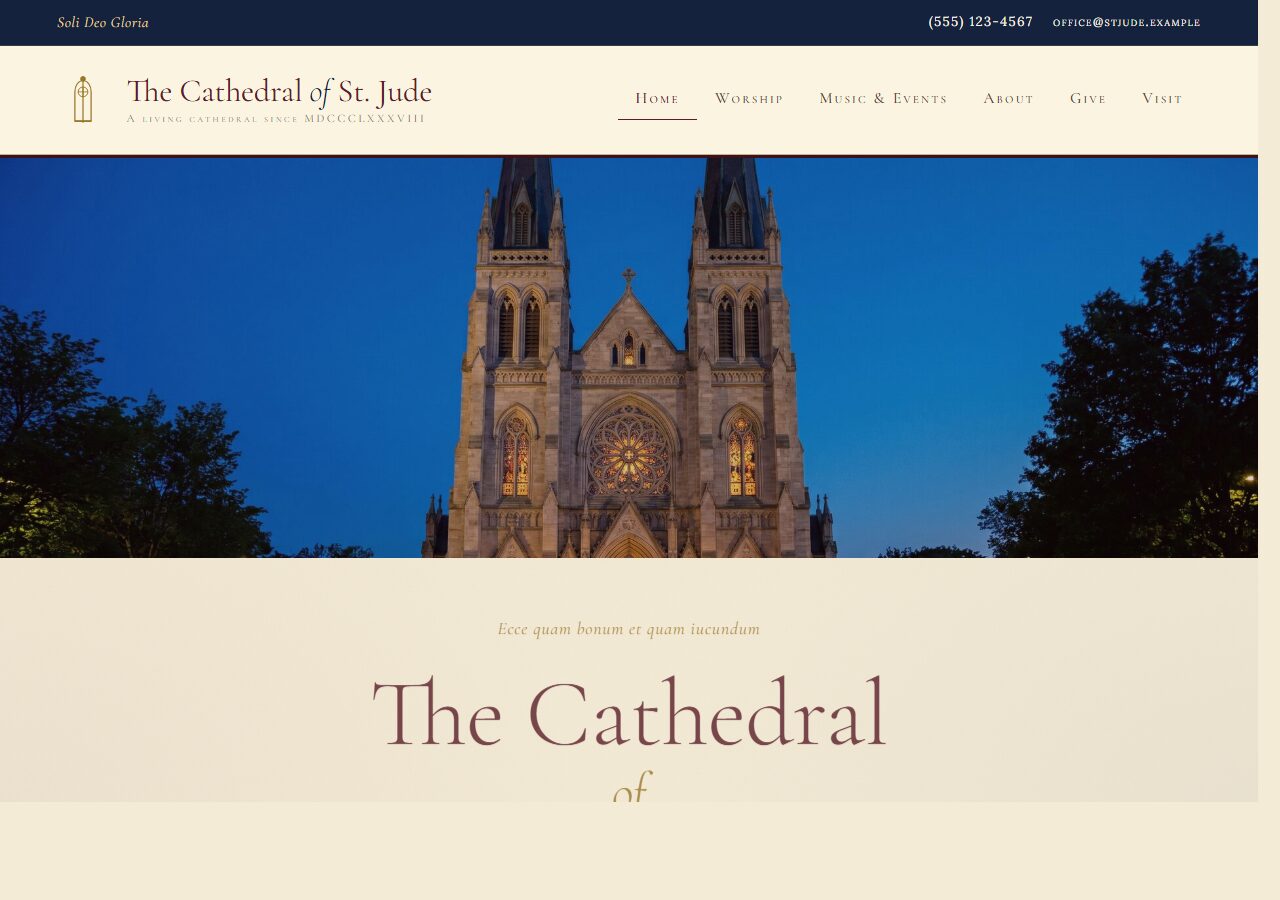 The Liturgical template